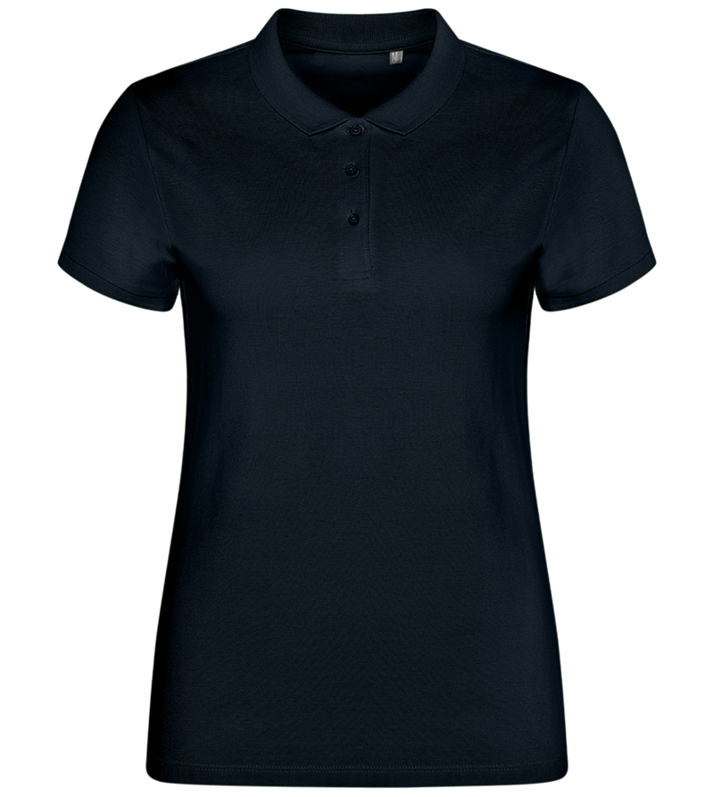 Dogs Before Dudes Design - Comfort women's polo shirt_BLACK_front