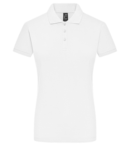 OMG Design - Premium women's polo shirt_WHITE_front