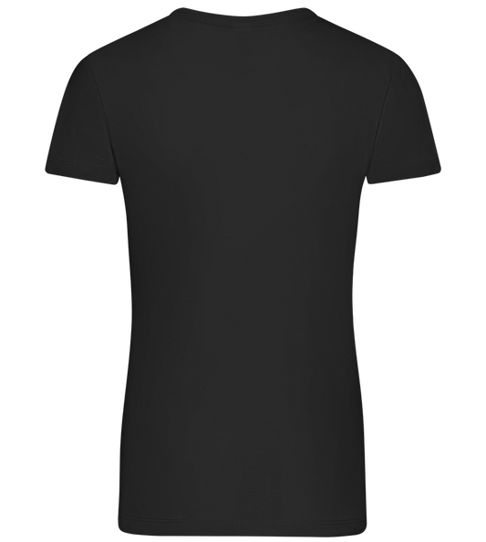 Retro Party Design - Comfort women's t-shirt DEEP BLACK back
