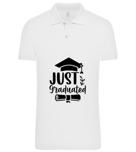Just Graduated Design - Premium men's polo shirt