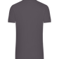 Peace Sign Design - Premium men's polo shirt DARK GRAY back