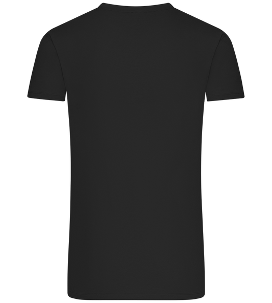 Peace Symbol Design - Premium men's t-shirt DEEP BLACK back