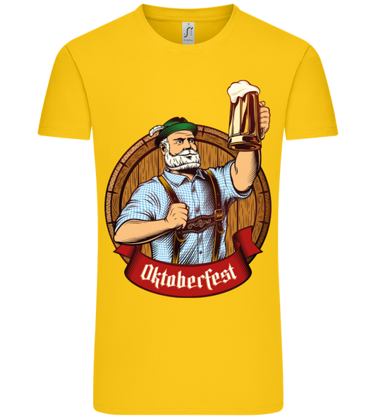 Oktoberfest Men Design - Premium men's t-shirt YELLOW front