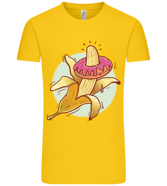 Banana Design - Premium men's t-shirt YELLOW front