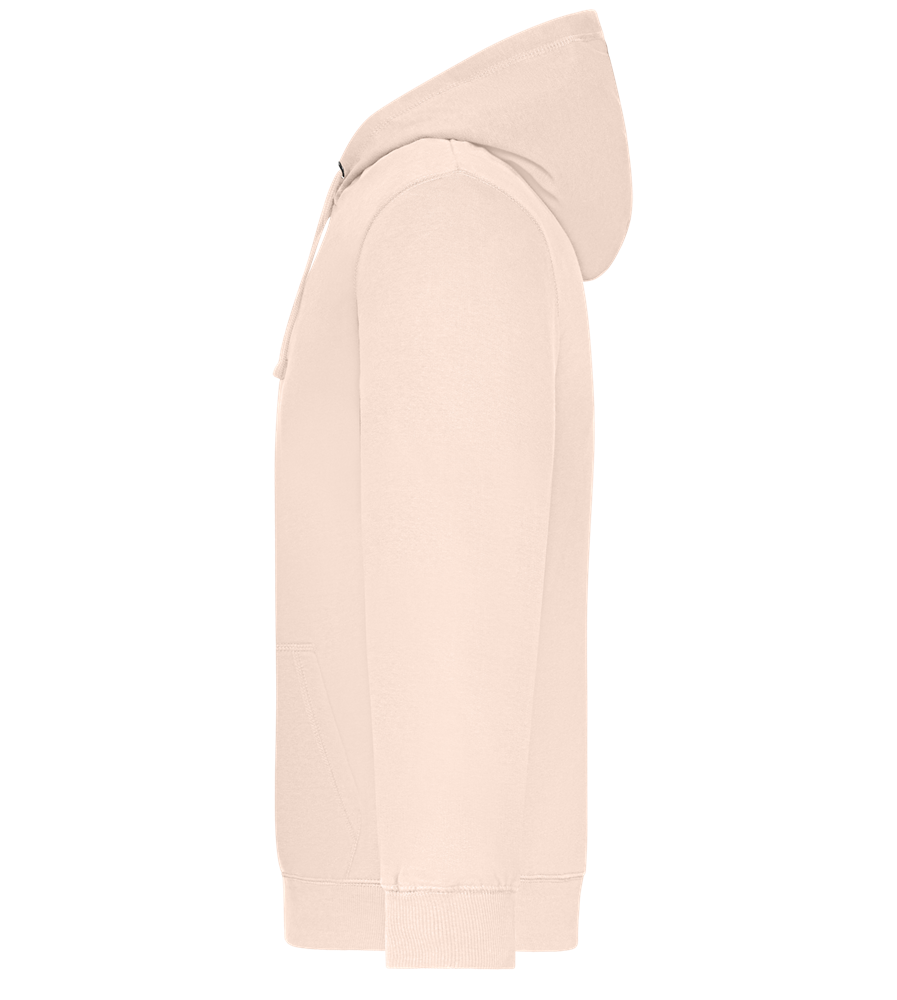 Bride Diamond Design - Premium unisex hoodie LIGHT PEACH ROSE left