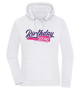 Design Birthday Squad - Sweat à capuche Premium femme