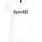 OpenABI Design - Basic women's v-neck t-shirt_WHITE_front