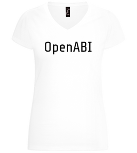 OpenABI Design - Basic women's v-neck t-shirt