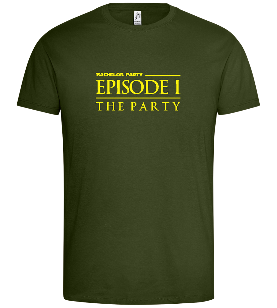 Episode 1 The Party Design - Premium men's t-shirt_ARMY_front