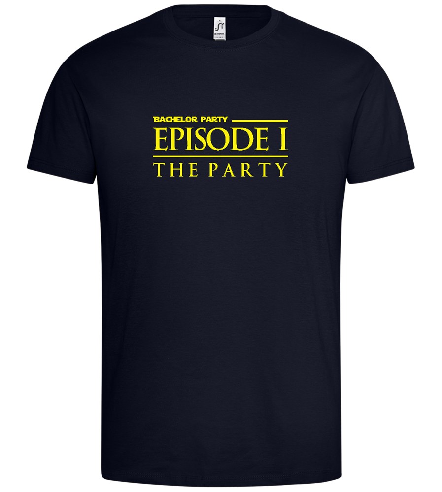 Episode 1 The Party Design - Premium men's t-shirt_FRENCH NAVY_front