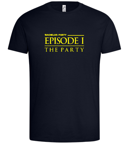 Episode 1 The Party Design - Premium men's t-shirt_FRENCH NAVY_front