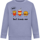 Best Friends Ever Food Design - Comfort Kids Sweater_BLUE_front