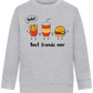 Best Friends Ever Food Design - Comfort Kids Sweater_ORION GREY II_front