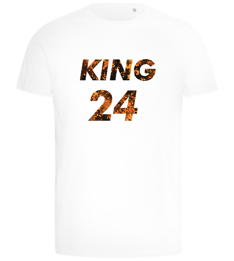 KING 24 Design - Comfort men's t-shirt_WHITE_front