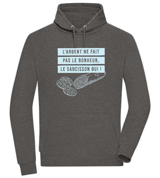 Secret to Happiness Design - Comfort unisex hoodie CHARCOAL CHIN front