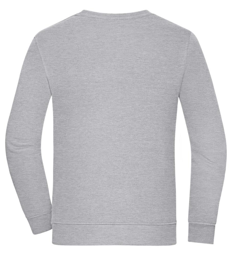 Folge meinen Träumen Design - Unisex Komfort Pullover_ORION GREY II_back