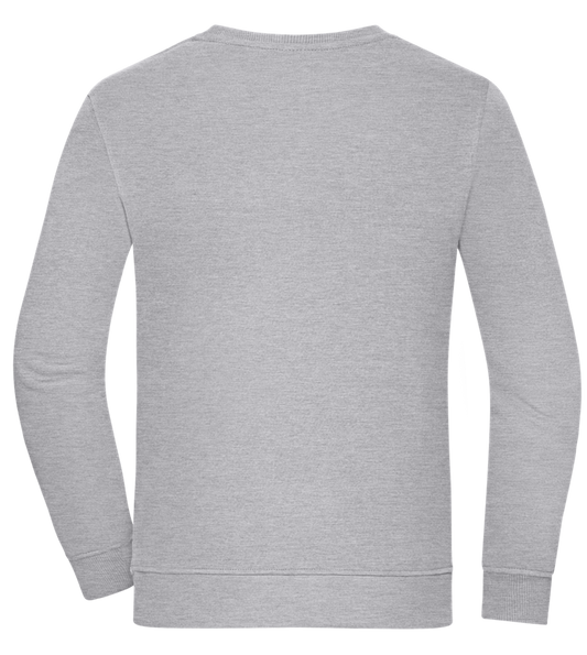 Folge meinen Träumen Design - Unisex Komfort Pullover_ORION GREY II_back