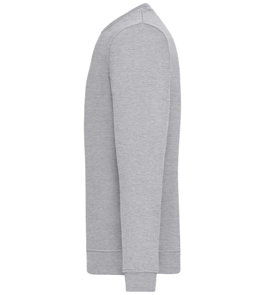 Folge meinen Träumen Design - Unisex Komfort Pullover_ORION GREY II_left