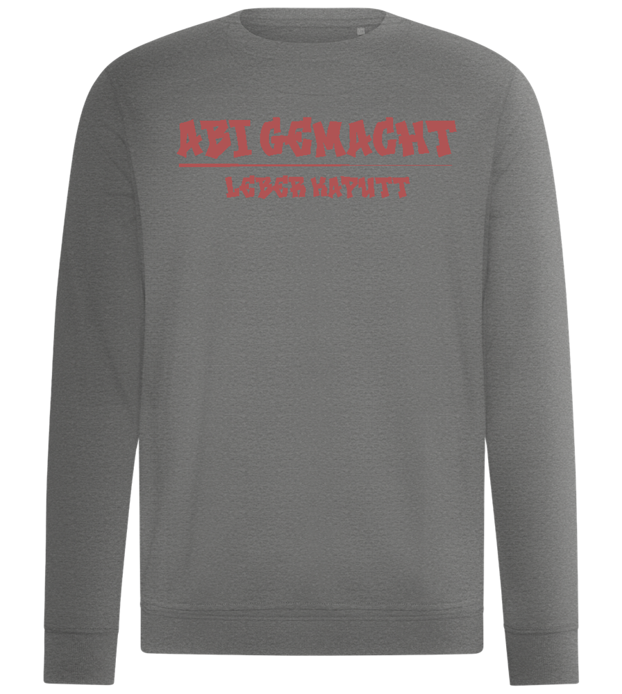 Abi Gemacht Leber Kaputt Design - Comfort unisex sweater_ORION GREY II_front