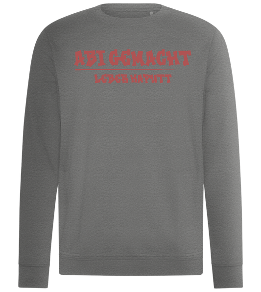 Abi Gemacht Leber Kaputt Design - Comfort unisex sweater_ORION GREY II_front