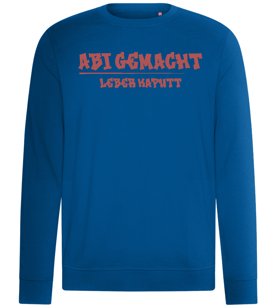 Abi Gemacht Leber Kaputt Design - Comfort unisex sweater_ROYAL_front