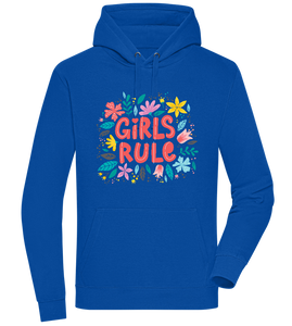 Girls Rule Design - Sweat à capuche Premium unisexe