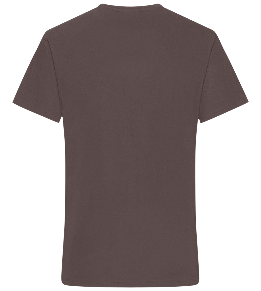 Autumn Time Design - Basic men's v-neck t-shirt DARK GRAY back