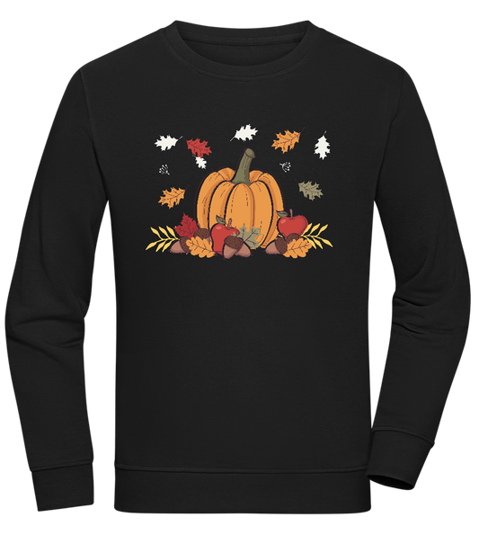 Warm Autumn Design - Comfort unisex sweater BLACK front