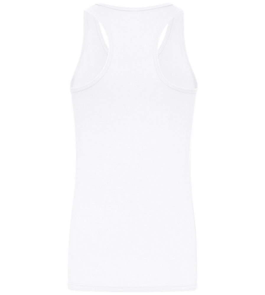 Not Today Design - Basic women's tank top WHITE back