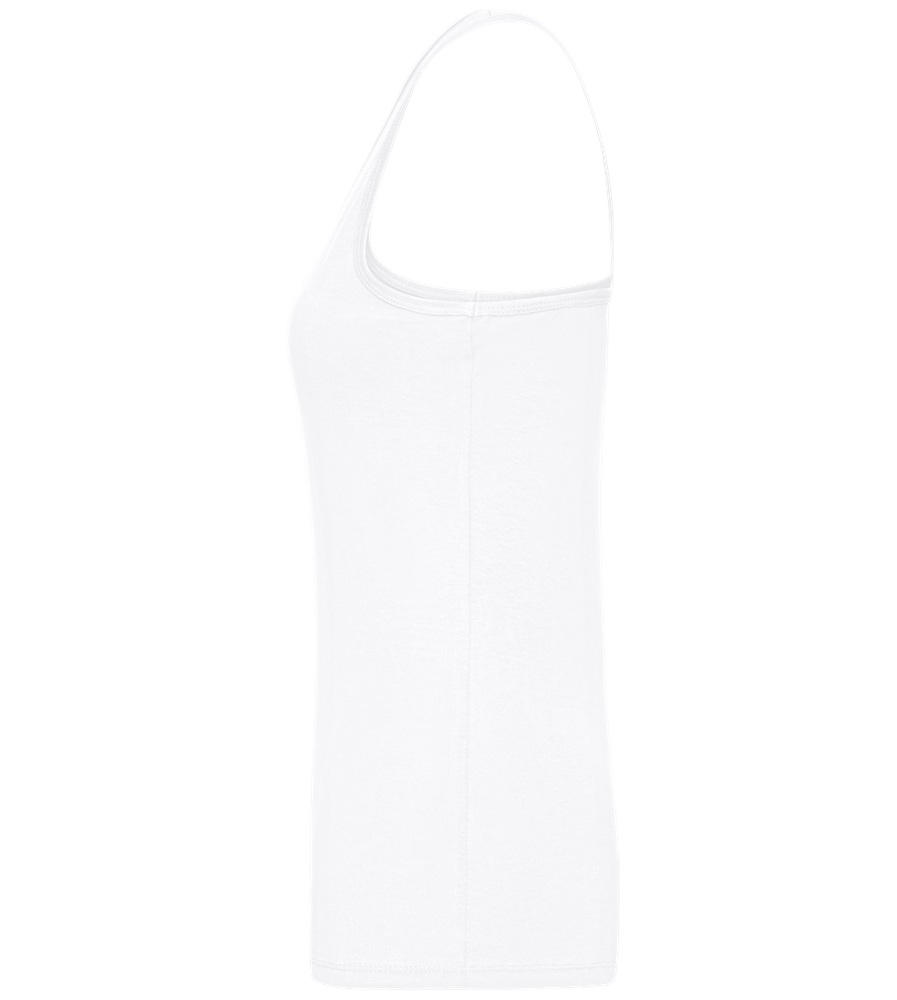 Not Today Design - Basic women's tank top WHITE left