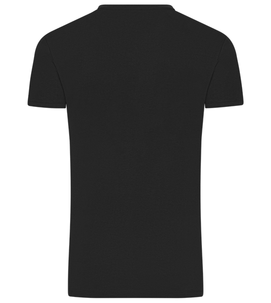Need More Space Design - Premium men's v-neck t-shirt DEEP BLACK back