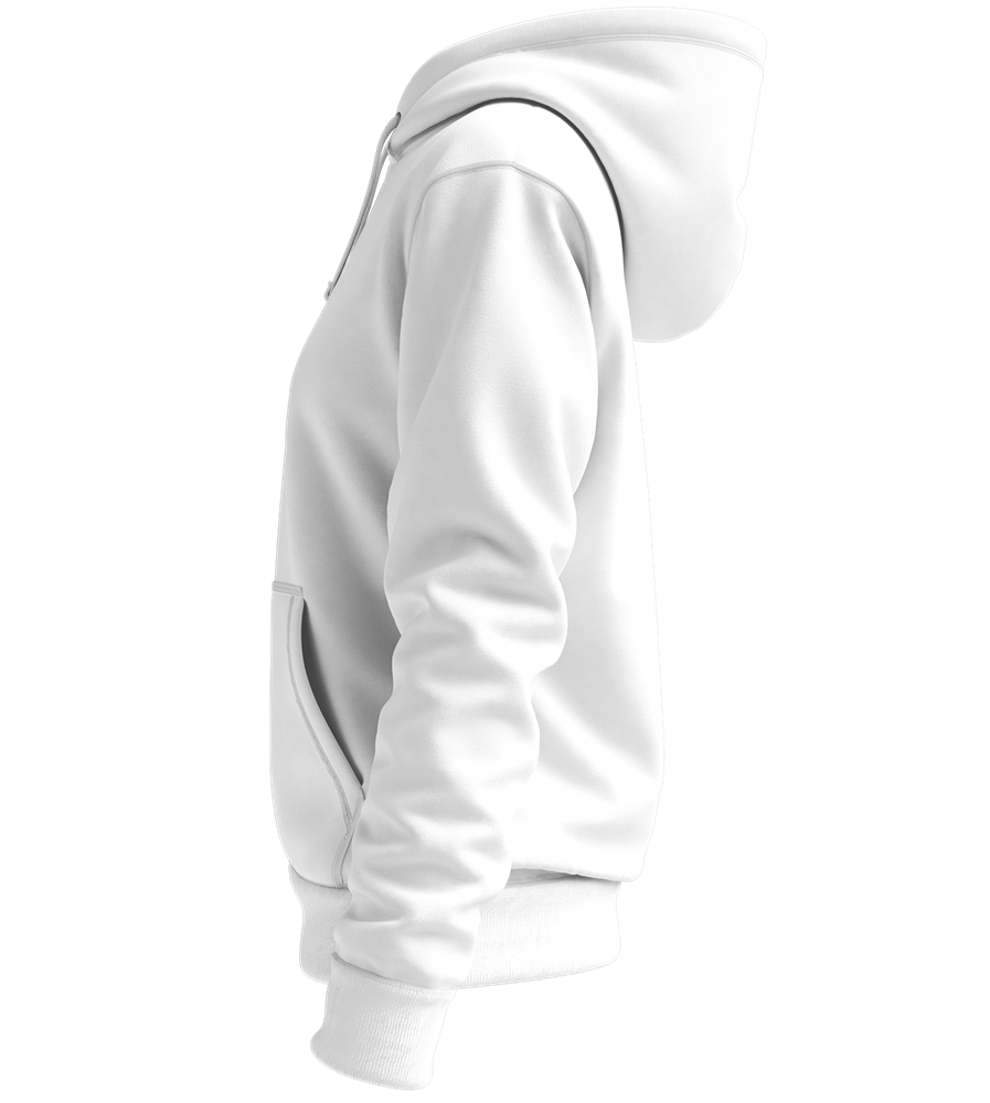 Sorry Not Sorry Design - Premium women's hoodie_WHITE_left