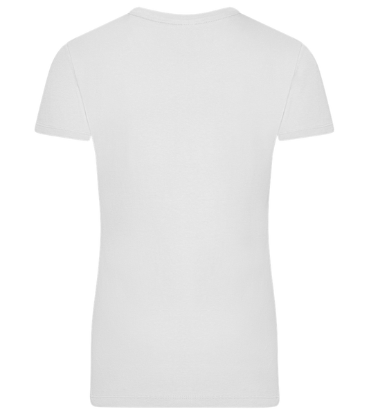 Design j'ai shopping - T-shirt Premium femme WHITE back