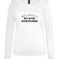 Haunted House Design - Comfort women's long sleeve t-shirt_WHITE_front