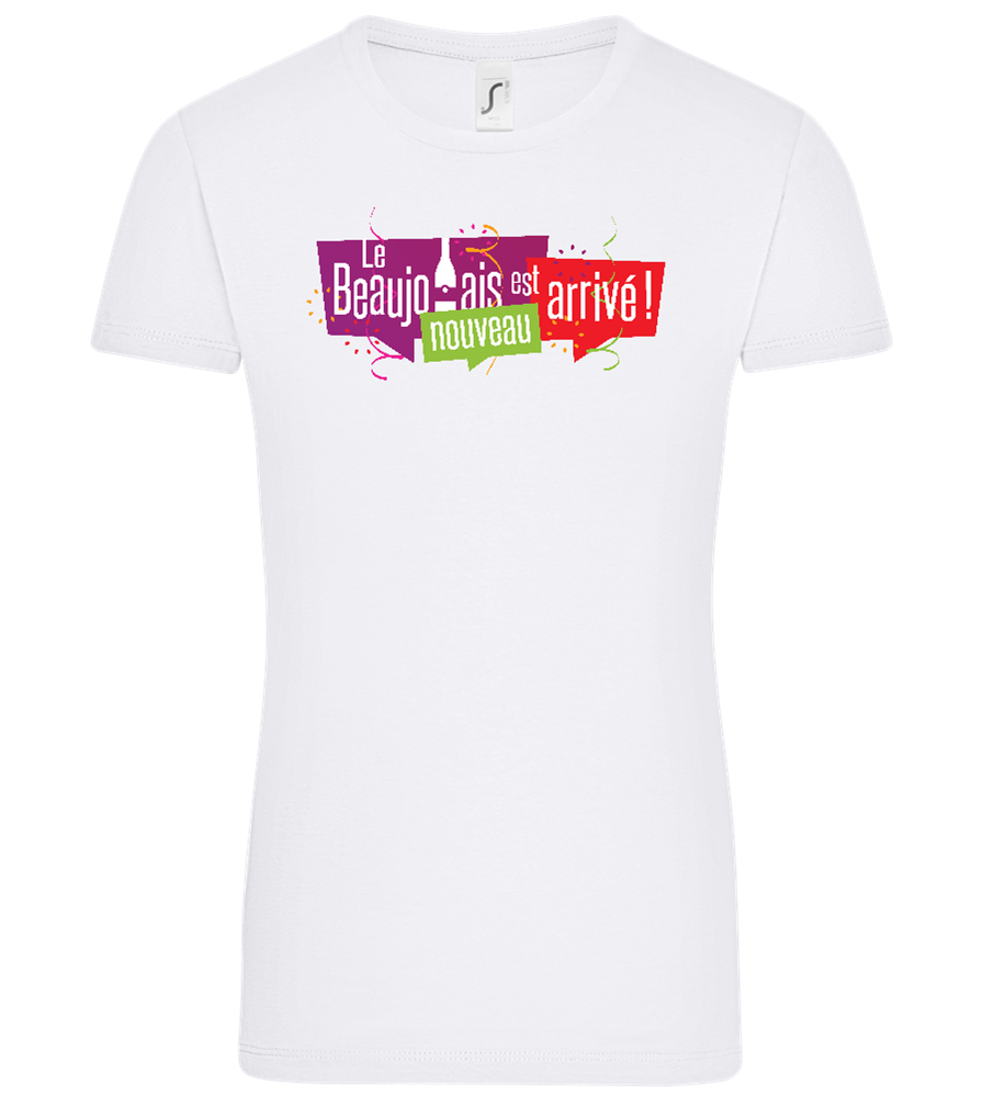 Design Beaujolais Nouveau arrivé - T-shirt Confort femme_WHITE_front