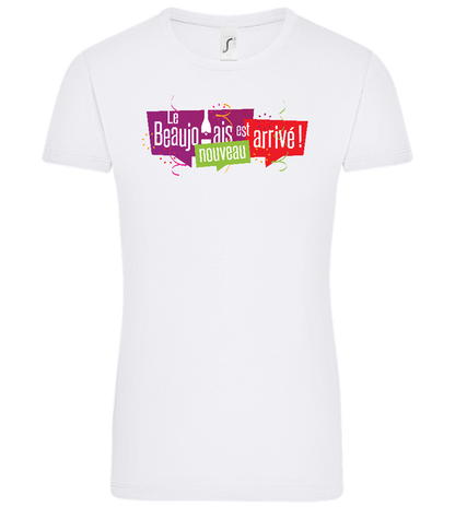 Design Beaujolais Nouveau arrivé - T-shirt Confort femme_WHITE_front