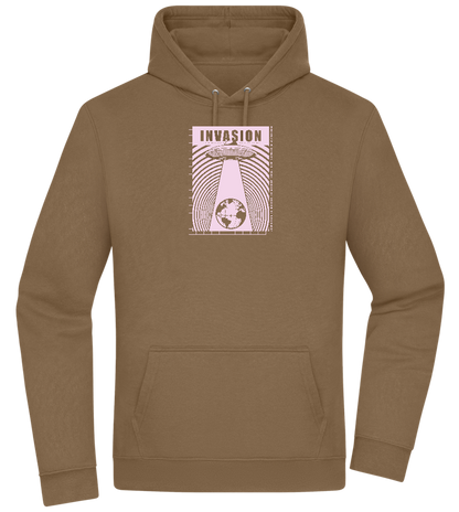 Invasion Ufo Design - Premium Essential Unisex Hoodie_ARMY_front