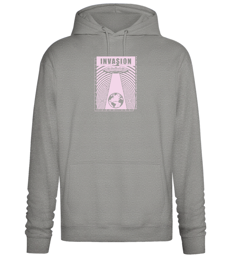 Invasion Ufo Design - Premium Essential Unisex Hoodie_ORION GREY II_front