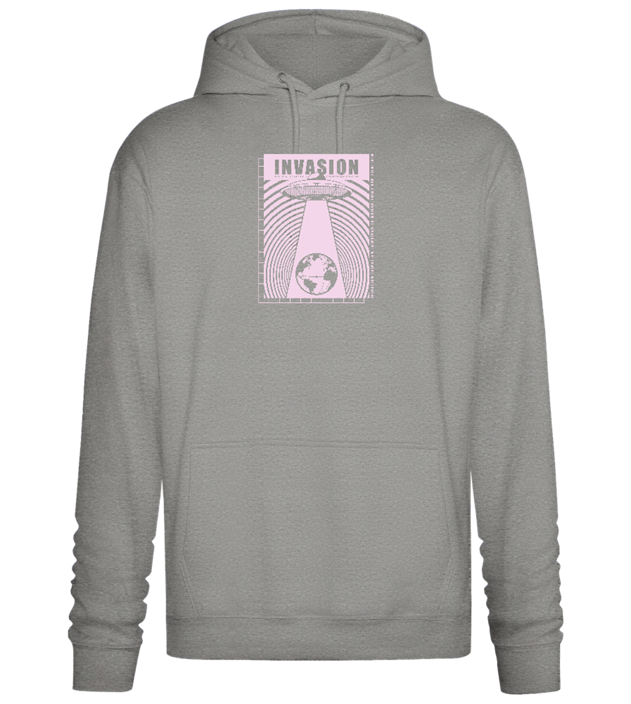 Invasion Ufo Design - Premium Essential Unisex Hoodie_ORION GREY II_front