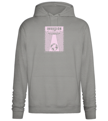 Invasion Ufo Design - Premium Essential Unisex Hoodie_ORION GREY II_front