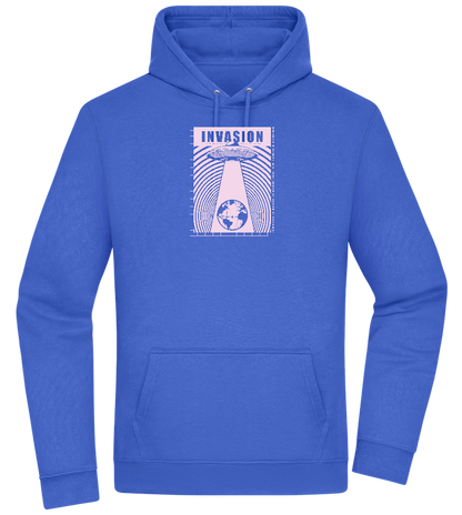 Invasion Ufo Design - Premium Essential Unisex Hoodie_ROYAL_front