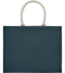 Jute Bag with Cotton Handle_BLUE_front