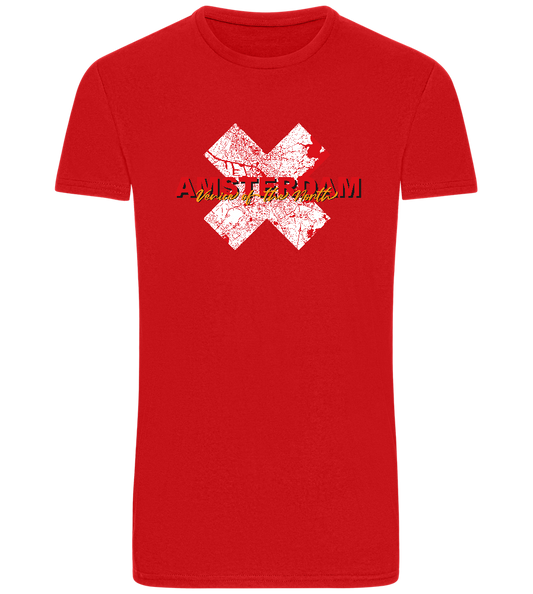 Venice of the North Design - Basic Unisex T-Shirt_RED_front