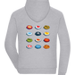 Bottle Caps Design - Comfort unisex hoodie ORION GREY II back