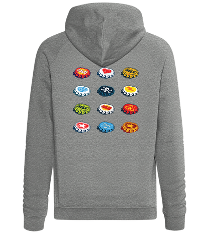 Bottle Caps Design - Comfort unisex hoodie_ORION GREY II_back