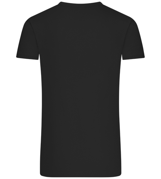 Optimist pessimist realist Design - Premium men's t-shirt DEEP BLACK back