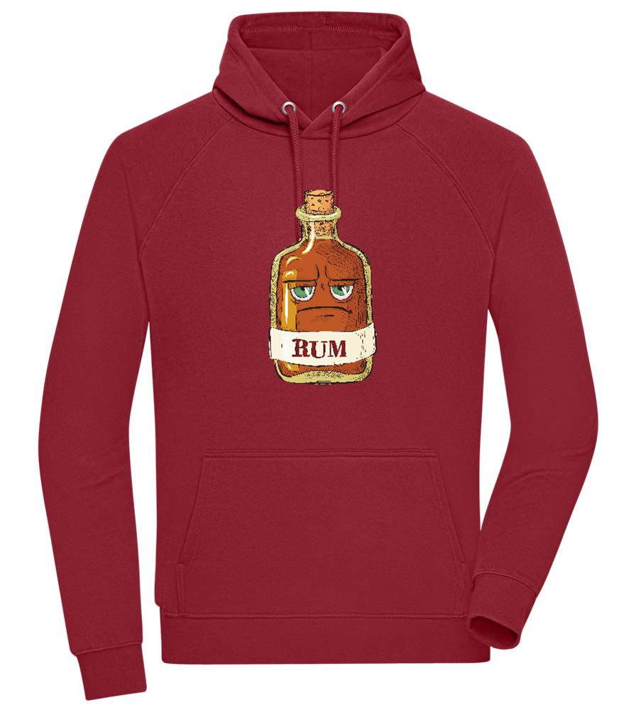Rum Bottle Design - Comfort unisex hoodie BORDEAUX front