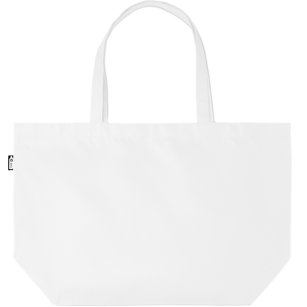 Large RPET Shopping Bag_WHITE_front
