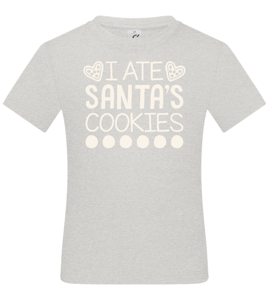 Santa's Cookies Design - Basic kids t-shirt_VIBRANT WHITE_front