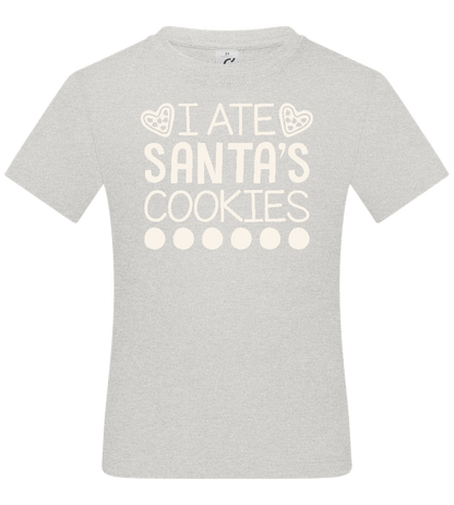 Santa's Cookies Design - Basic kids t-shirt_VIBRANT WHITE_front